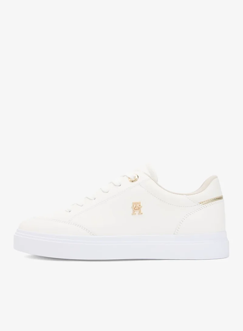 TOMMY HILFIGER Leather Monogram Cupsole Trainers